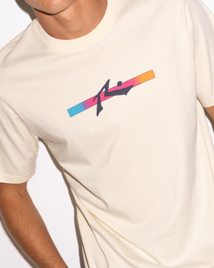 RUSTY RUSTY BEFORE CROWDS BARRED  SHORT SLEEVE TEE T-Shirt Herren - Ecru - 2 | SportScheck