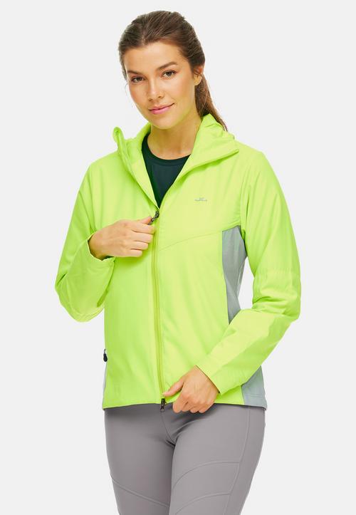 Rückansicht von Jeff Green Laina Funktionsjacke Damen Neon Lemon