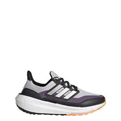 Rückansicht von adidas Ultraboost Light COLD.RDY 2.0 Laufschuh Laufschuhe Damen Dash Grey / Silver Metallic / Shadow Violet