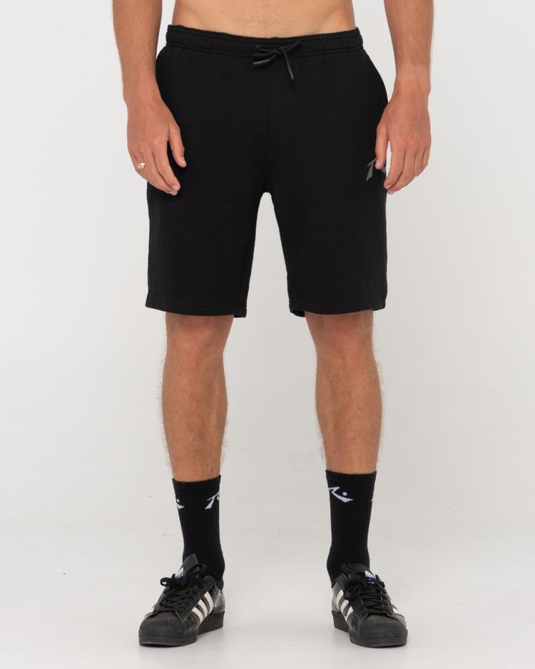 RUSTY RUSTY ONE HIT 19 TRACK SHORT Cargoshorts Herren - Black/Shadow Army - 0 | SportScheck