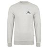 RUSTY ONE HIT WONDER CREW FLEECE Rundhalspullover Herren - Ecru Marle/China Blue