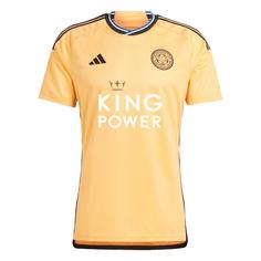 adidas Leicester City 23/24 Ausweichtrikot Fußballtrikot Herren Hazy Orange