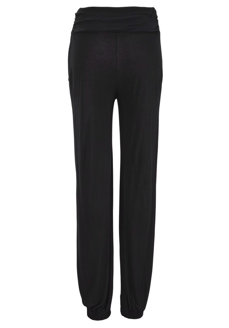 Lascana Lascana Strandhose Stoffhose Damen - schwarz - 0 | SportScheck