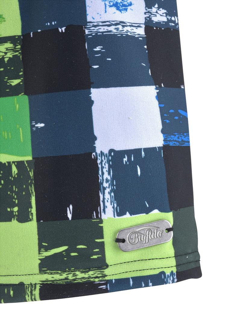 Buffalo Buffalo Boxer-Badehose Badehose Herren - schwarz-gr&uuml;n - 0 | SportScheck