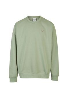 Cleptomanicx Ligull Boxy Sweatshirt Herren Ice Green