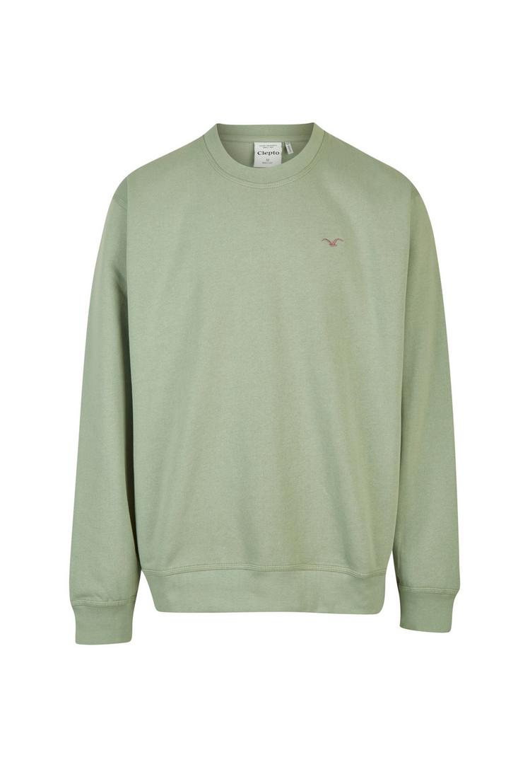 Cleptomanicx Cleptomanicx Ligull Boxy Sweatshirt Herren - Ice Green - 0 | SportScheck