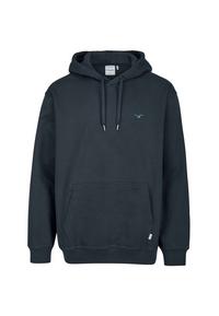 Cleptomanicx Ligull Boxy Hoodie Herren - Blue Graphite