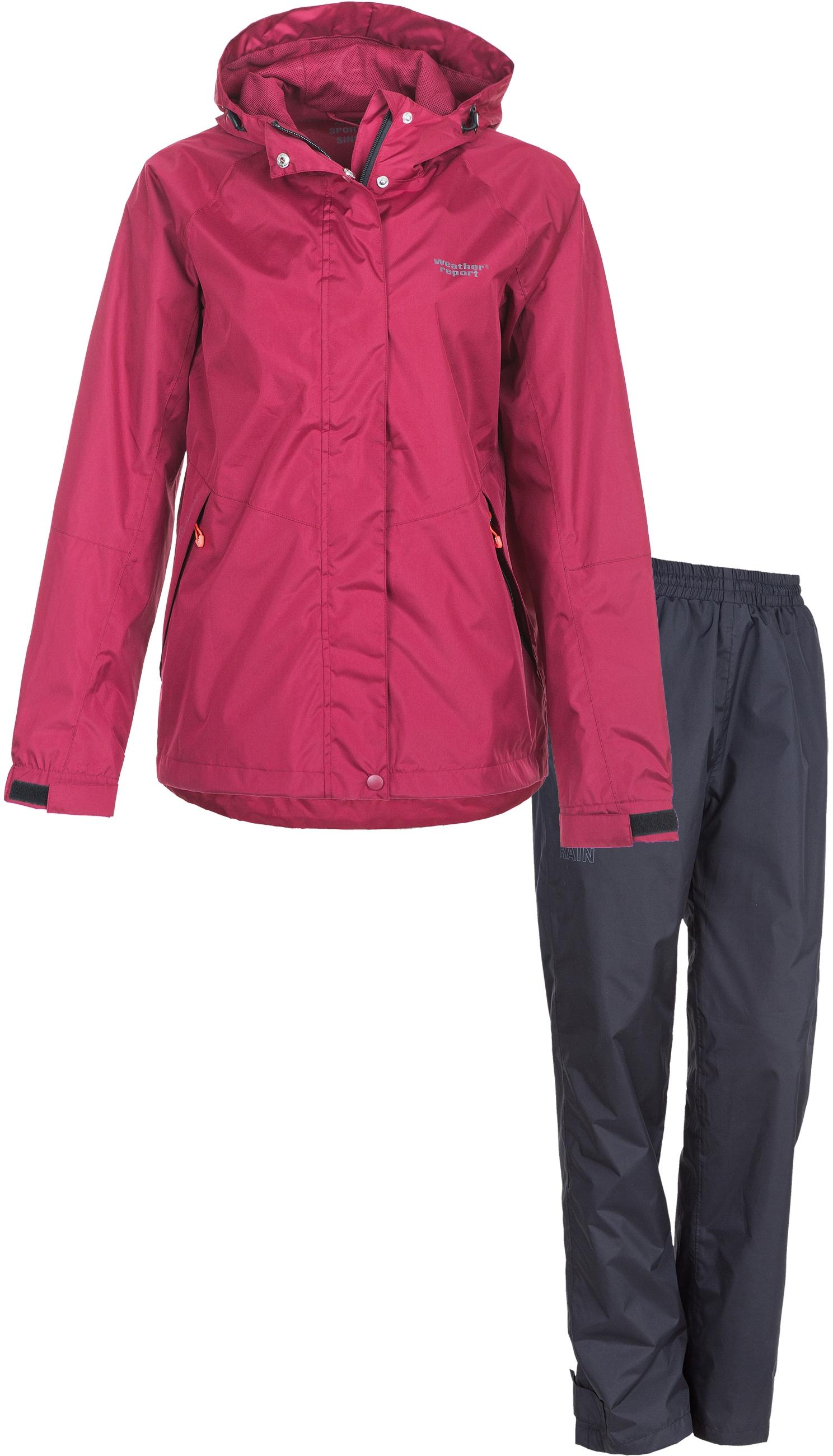 Weather Report Carlene Regenanzug Damen 4136 Tibetan Red