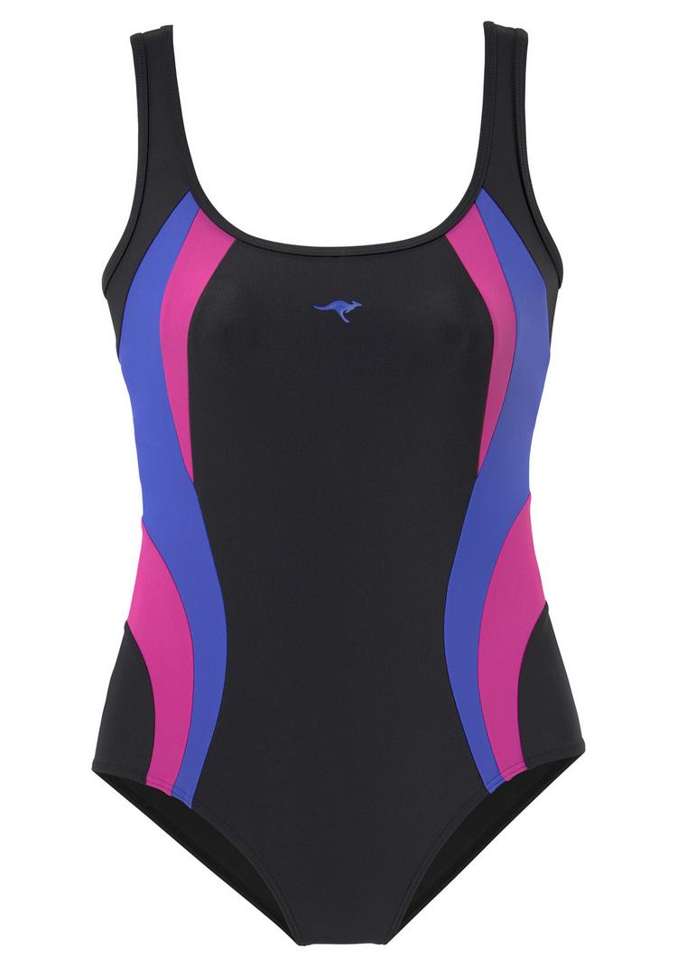 KangaROOS KangaROOS Badeanzug Badeanzug Damen - schwarz-pink - 0 | SportScheck