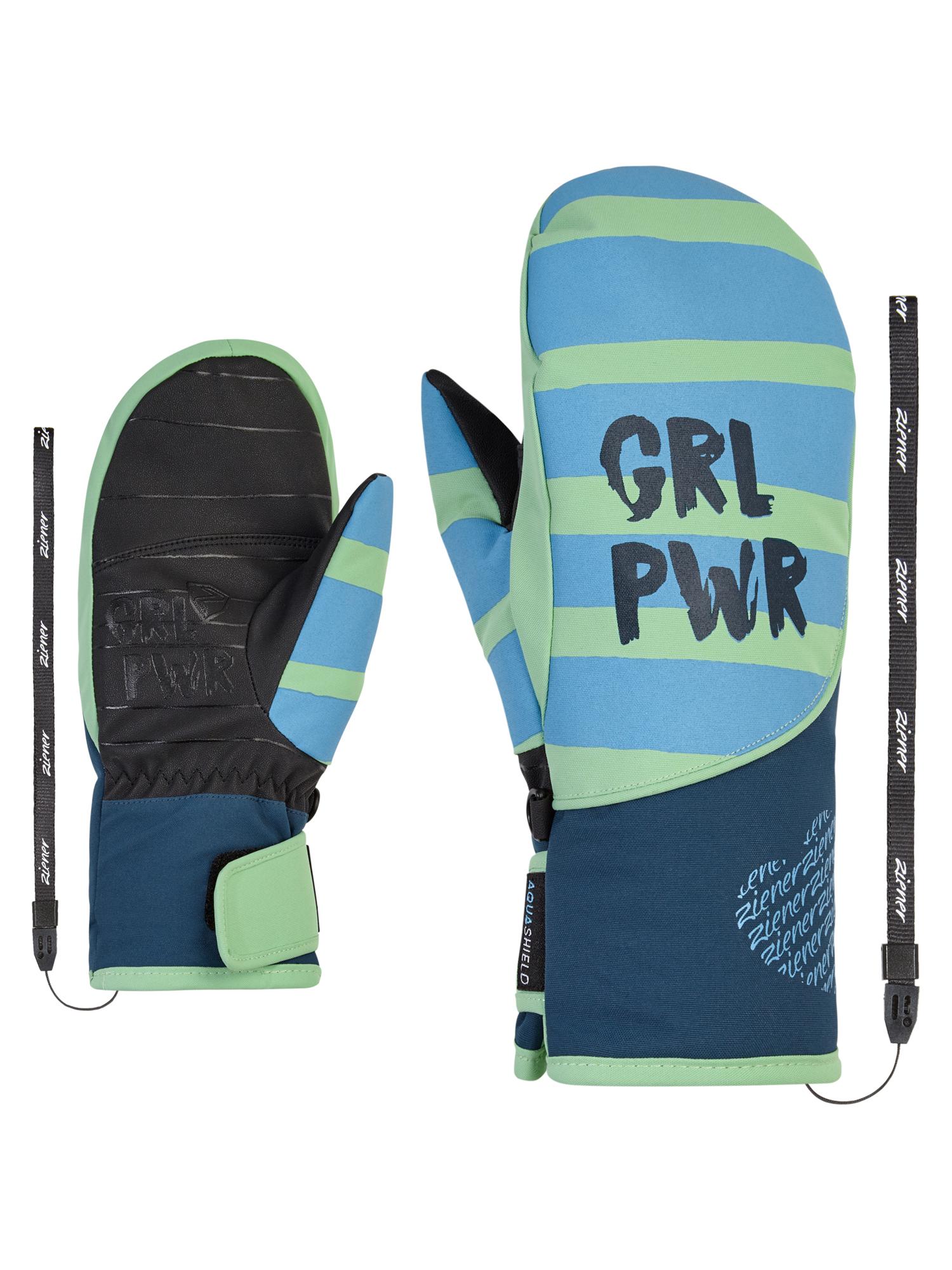 Ziener LIWANI AS(R)  PR MITTEN Outdoorhandschuhe Kinder pastel green