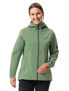 Rückansicht von VAUDE Women's Moab Rain Jacket II Outdoorjacke Damen willow green