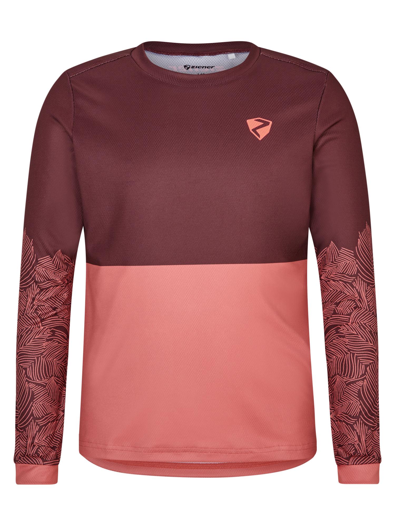 Ziener NILSI Fahrradtrikot Kinder pink dust