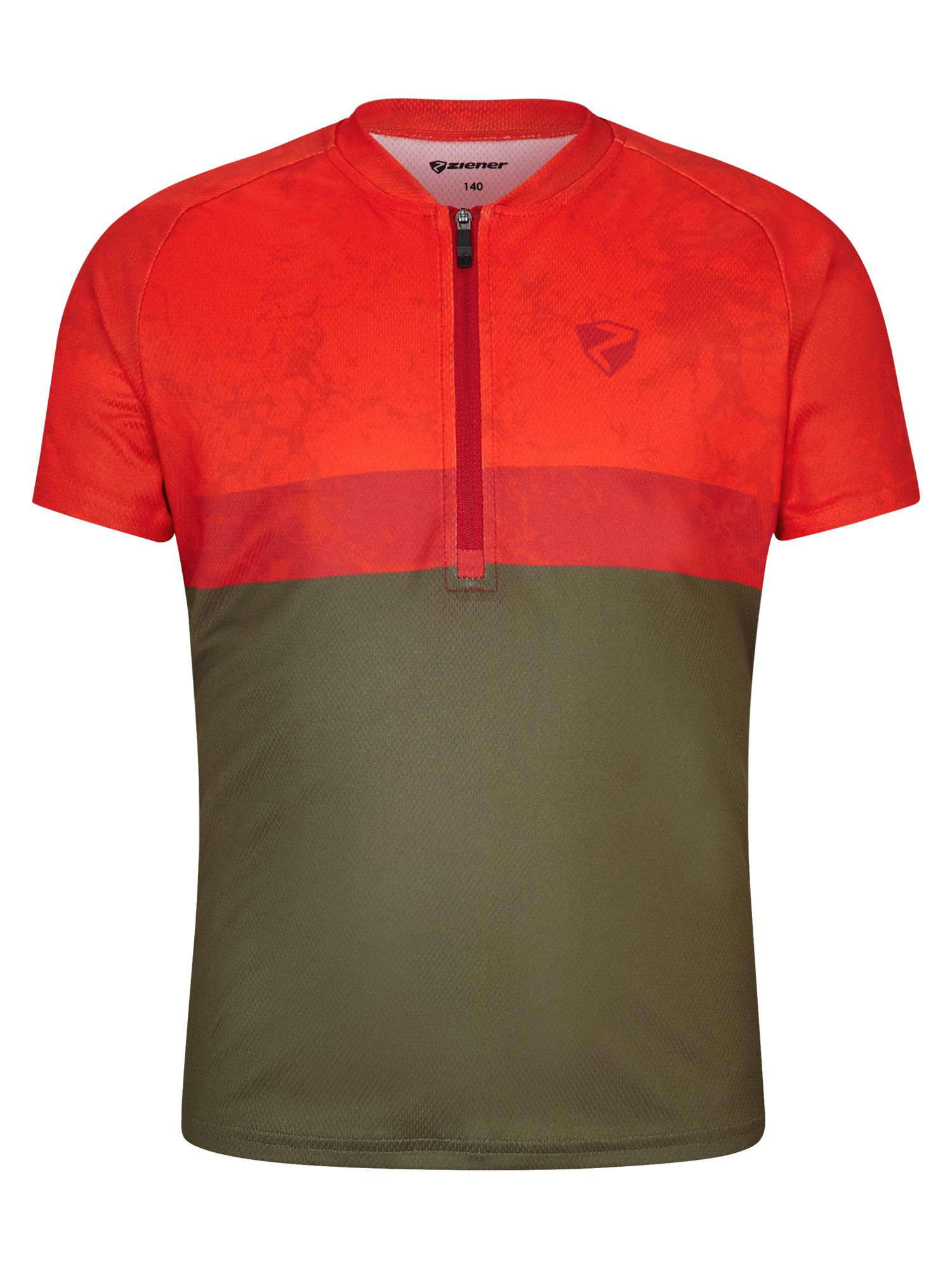 Ziener NILIO Fahrradtrikot Kinder new red