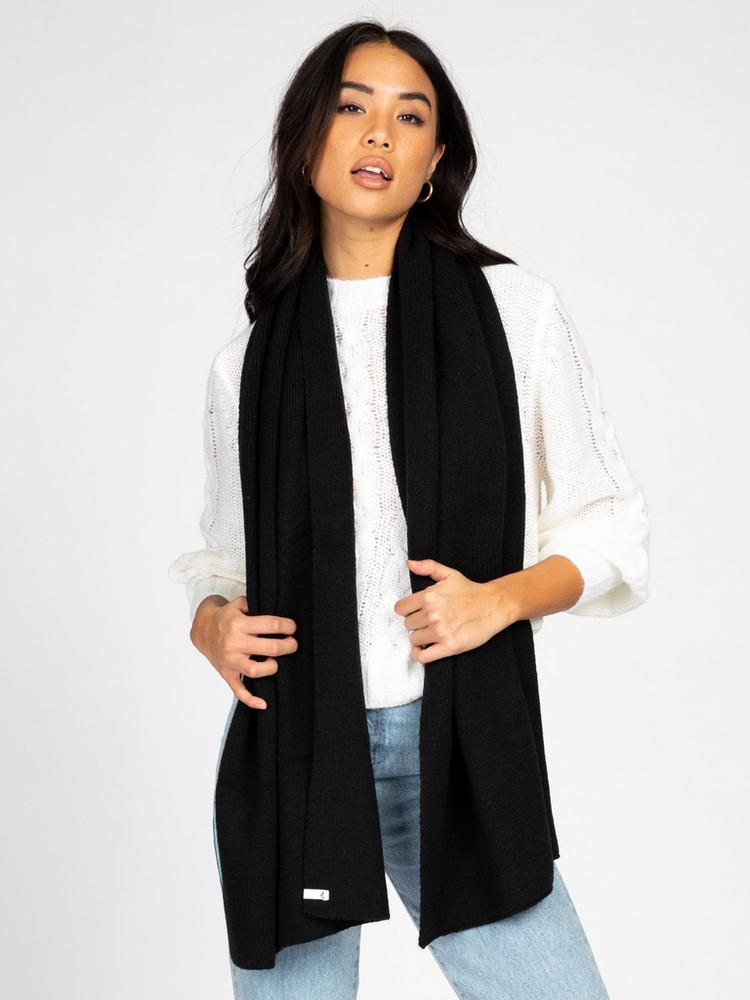 RUSTY RUSTY TUMBLE OVERSIZED SCARF Schal Damen - Black - 0 | SportScheck