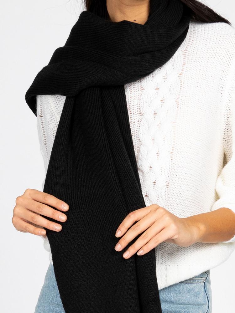 RUSTY RUSTY TUMBLE OVERSIZED SCARF Schal Damen - Black - 4 | SportScheck