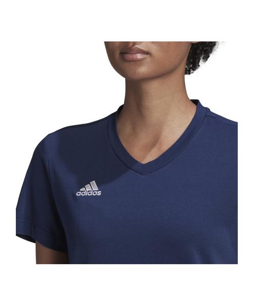 Rückansicht von adidas Entrada 22 T-Shirt Damen T-Shirt Damen blau