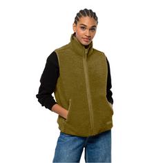 Rückansicht von Jack Wolfskin HIGH CURL VEST W Outdoorweste Damen cottage