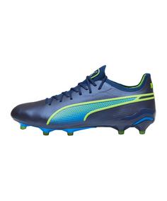 PUMA KING Ultimate FG/AG Volume Up Fußballschuhe blaugruenblau