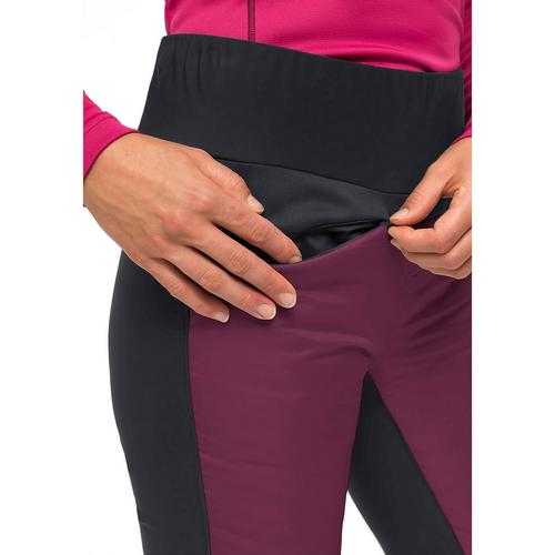 Rückansicht von Maier Sports Skjoma Pants Skihose Damen Pflaume