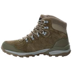 Jack Wolfskin REFUGIO TEXAPORE MID M Wanderschuhe Herren cold coffee