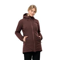 Rückansicht von Jack Wolfskin STIRNBERG INS JKT W Parka Damen dark maroon