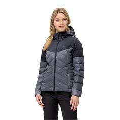 Rückansicht von Jack Wolfskin TUNDRA DOWN HOODY W Daunenjacke Damen dolphin