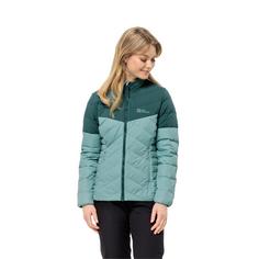 Rückansicht von Jack Wolfskin TUNDRA DOWN JKT W Daunenjacke Damen sea foam