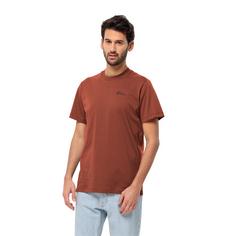 Rückansicht von Jack Wolfskin ESSENTIAL T M Langarmshirt Herren carmine