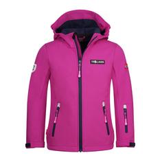 Trollkids Oslofjord Softshelljacke Kinder Feuerbeeren Pink/Marineblau