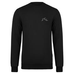 RUSTY ONE HIT WONDER CREW FLEECE Rundhalspullover Herren Black/Coal