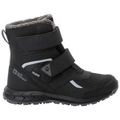 Rückansicht von Jack Wolfskin WOODLAND WT TEXAPORE HIGH VC K Winterschuhe Kinder black