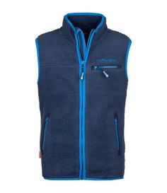 Trollkids Hemsedal Fleeceweste Kinder Marineblau/Mittelblau