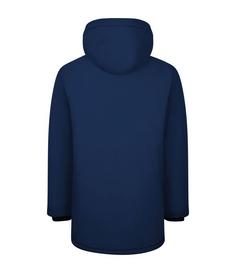 Rückansicht von Westfjord Krafla Regenjacke Herren Marineblau