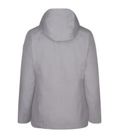 Rückansicht von Westfjord Skafta Regenjacke Damen Sturmgrau/Graphitgrau