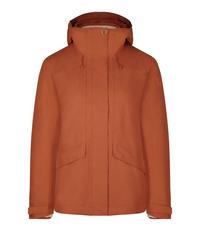 Westfjord Skafta Regenjacke Damen - Rostrot