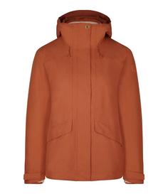 Westfjord Skafta Regenjacke Damen Rostrot