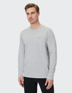 Rückansicht von VENICE BEACH VBM Jayden Sweatshirt Herren mid grey melange