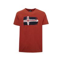 Westfjord Hekla T T-Shirt Herren - Rostrot