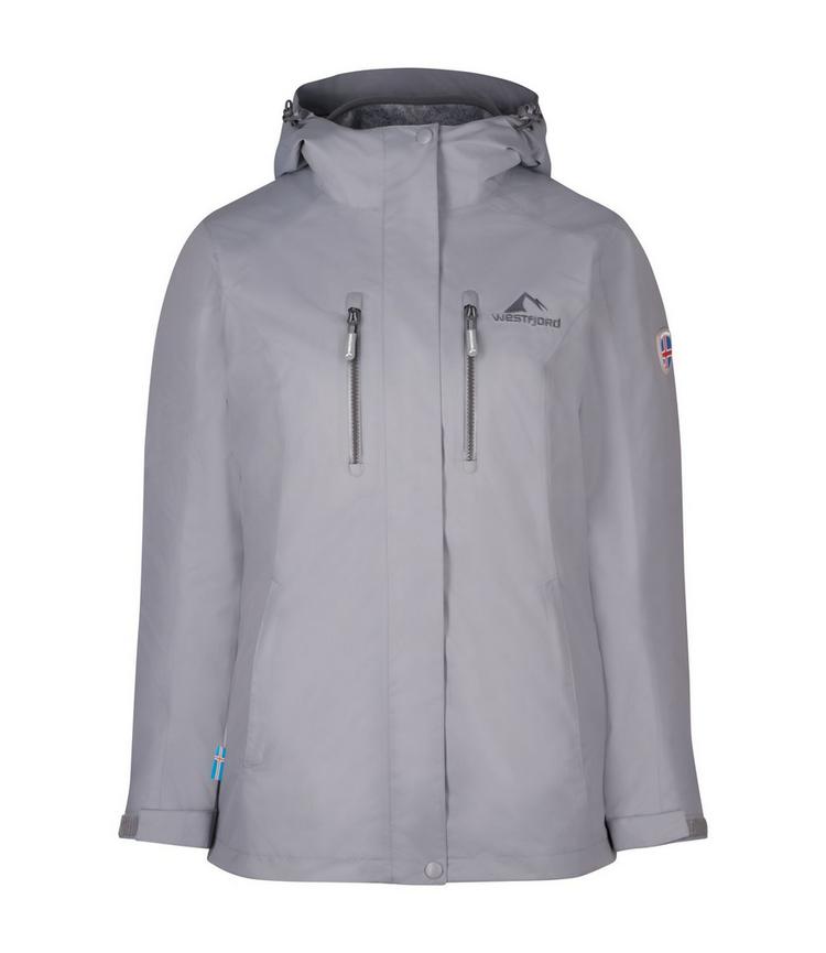 Westfjord Westfjord Hverfjall Doppeljacke Damen - Sturmgrau/Graphitgrau - 0 | SportScheck