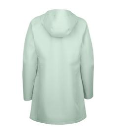 Rückansicht von Westfjord Reykjavik Regenjacke Damen Minze