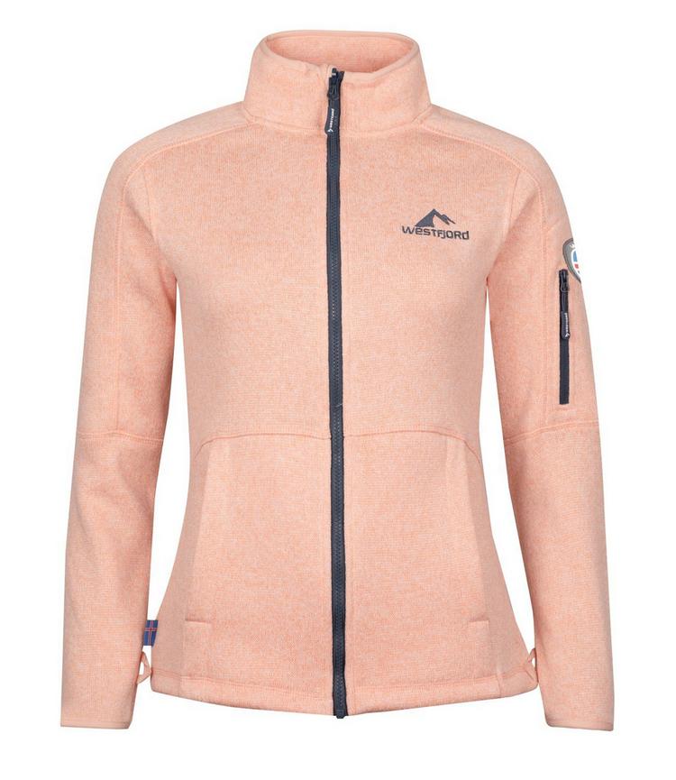 Westfjord Westfjord Katla Fleecejacke Damen - Pfirsisch Hell/Klippenblau - 0 | SportScheck