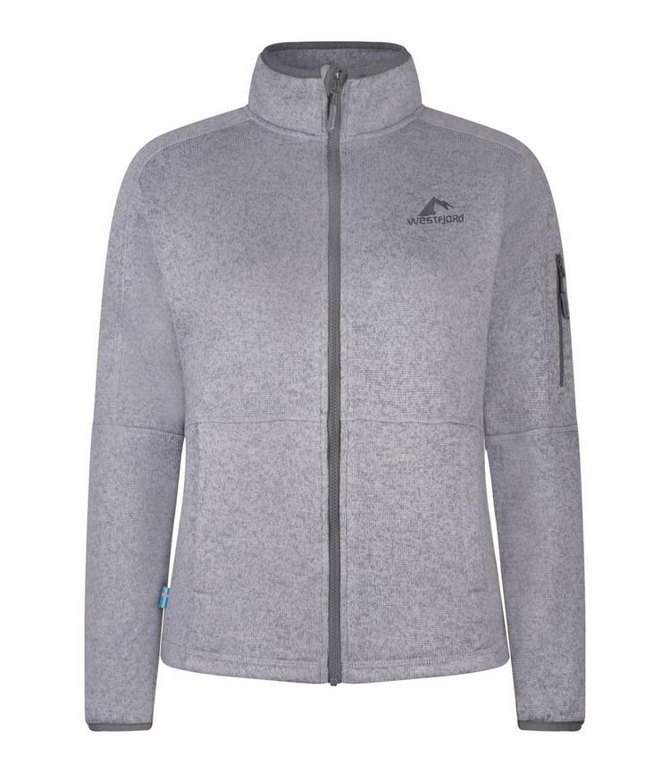 Westfjord Westfjord Katla Fleecejacke Damen - Sturmgrau/Graphitgrau - 0 | SportScheck