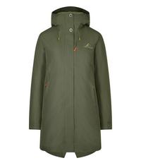 Westfjord Skogafoss Regenmantel Damen - Gr&uuml;n