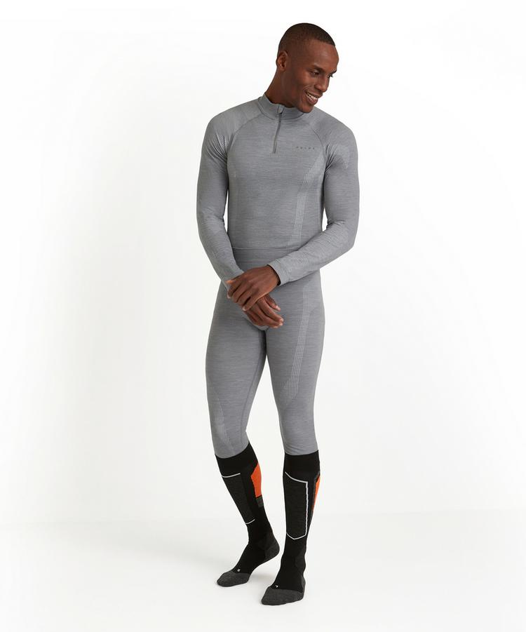 Falke Falke Long Tights Funktionsunterhose Herren - grey-heather (3757) - 1 | SportScheck