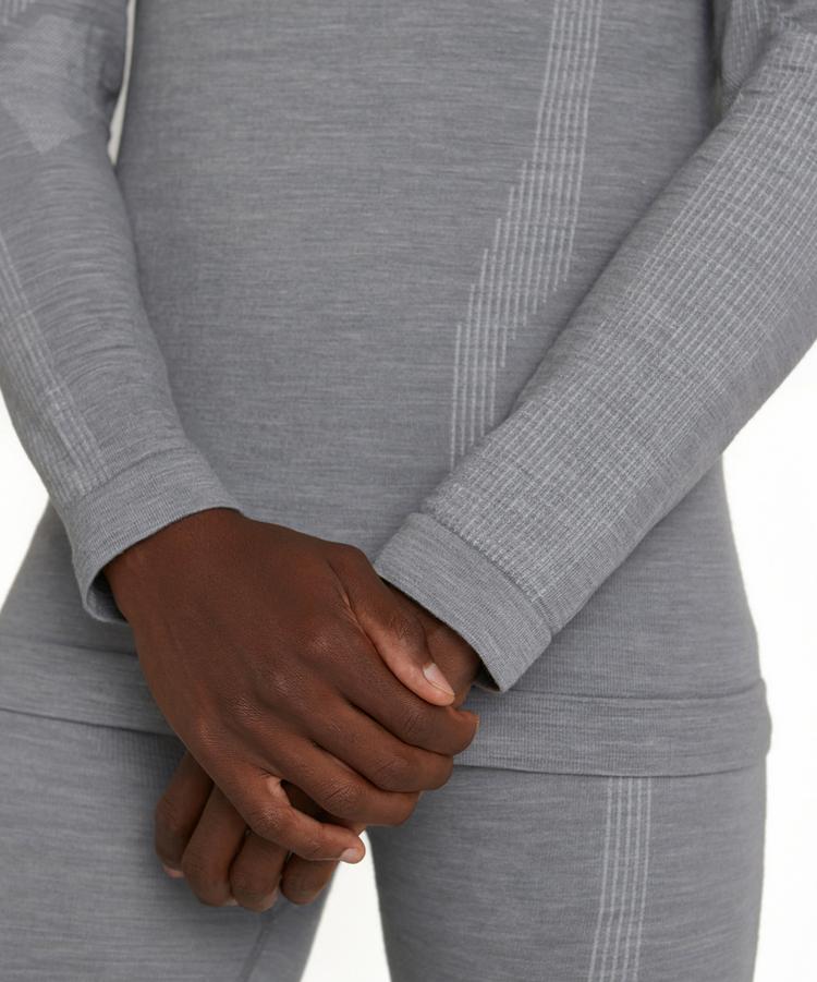 Falke Falke Longsleeve Zip Funktionsshirt Herren - grey-heather (3757) - 3 | SportScheck