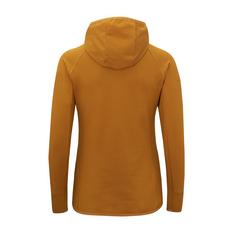 Rückansicht von Westfjord Thingvellir Fleecejacke Damen Dunkelgold