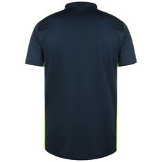 Rückansicht von Nike Academy 23 Poloshirt Herren dunkelblau / gelb