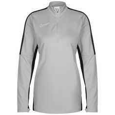 Nike Academy 23 Drill Top Funktionsshirt Damen grau / schwarz