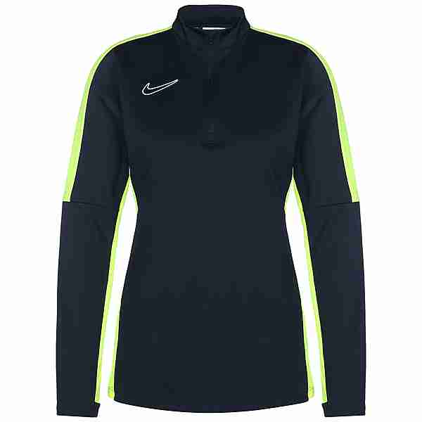 Nike Academy 23 Drill Top Funktionsshirt Damen dunkelblau / neongelb