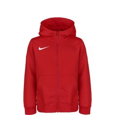 Nike Park 20 Fleece Trainingsjacke Kinder rot / weiß